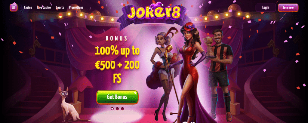 Joker8 Casino Έκδοση του παιχνιδιού για κινητά στο Joker8 Casino