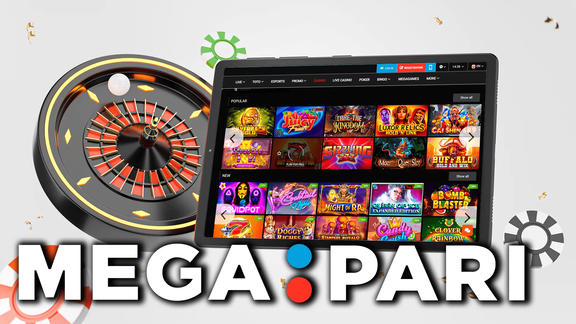 MegaPari Casino Έκδοση του παιχνιδιού για κινητά στο MegaPari Casino
