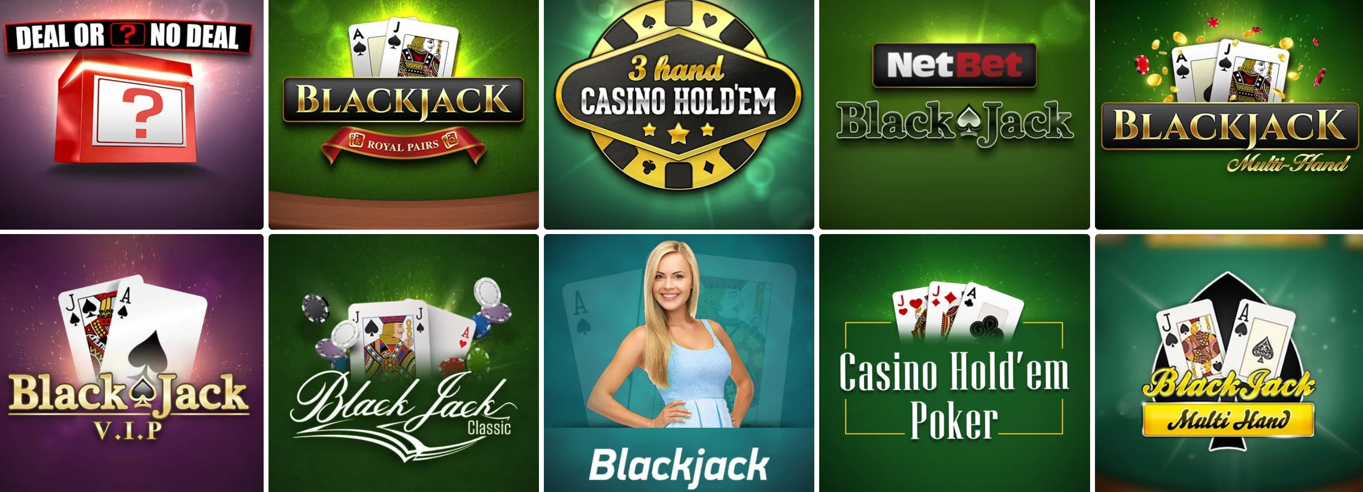 Netbet Casino Ζωντανά παιχνίδια στο Καζίνο Netbet - Μπλάκτζακ, Ρουλέτα και πολλά άλλα