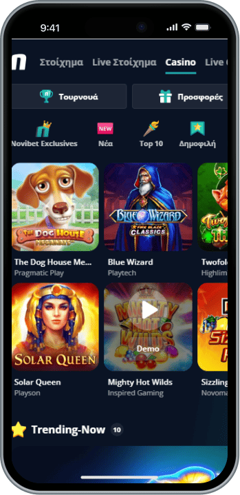 Novibet Casino Κουλοχέρηδες στο Novibet Casino